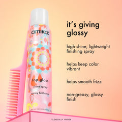 top gloss hair shine spray